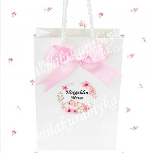 Bebek Konseptli İsimli Hediyelik Hediye Çantası